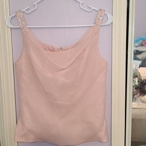 NWOT eden bridal pink top size 8